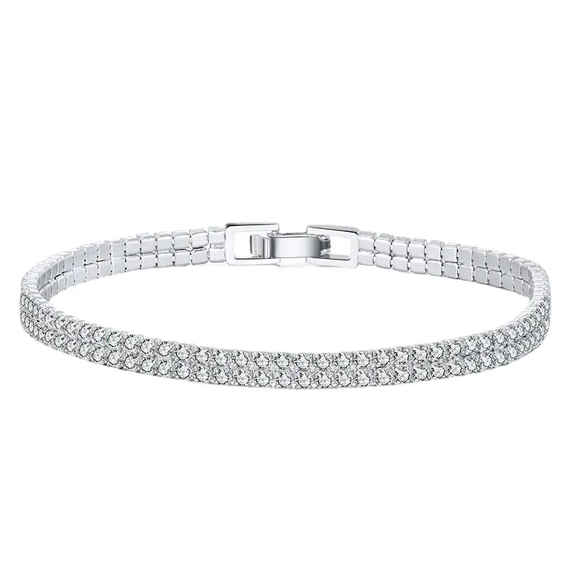 Mychica Elegant Silver Women's Bracelet