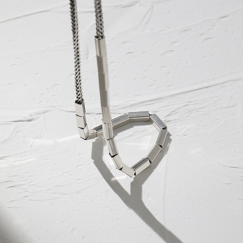 Myshica Necklace Minimalist Design in Silver (925)
