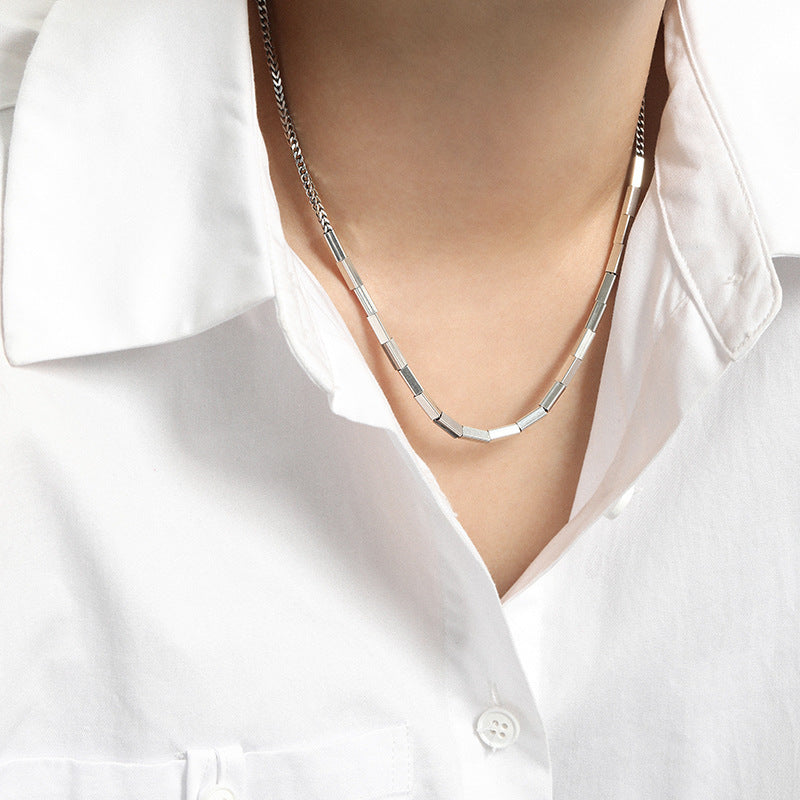 Myshica Necklace Minimalist Design in Silver (925)